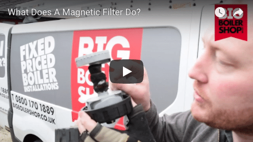 magnetic filter on a new boiler